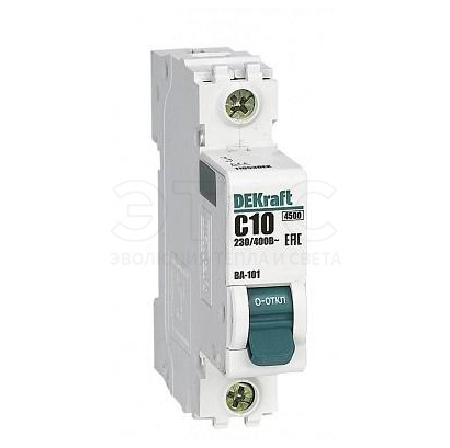 Выключатель автоматический 1П 10А С 4,5кА ВА-101